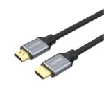 C140W,UNITEK 5M HDMI2.1 Male to Male Cable (8K 60Hz), Space Grey + Black