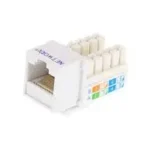 KD-KJ2010UC6, KINGDA UTP Cat.6 keystone jack .Dual type,90 Degree