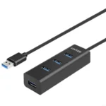 Y-3089V02, UNITEK, 4-Port USB-A 5Gbps Hub with 1.2M Cable Length