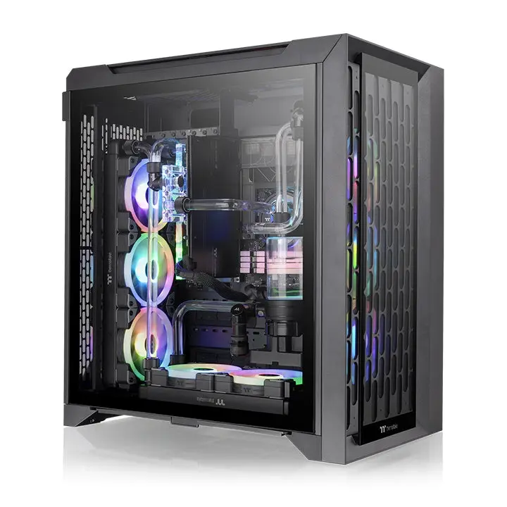 Thermaltake, CTE C700 TG ARGB Mid Tower Chassis Case Black