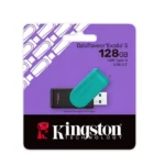 DTXS/128GB, KINGSTON, Flash Memory, USB 3.2 Gen1, Black.