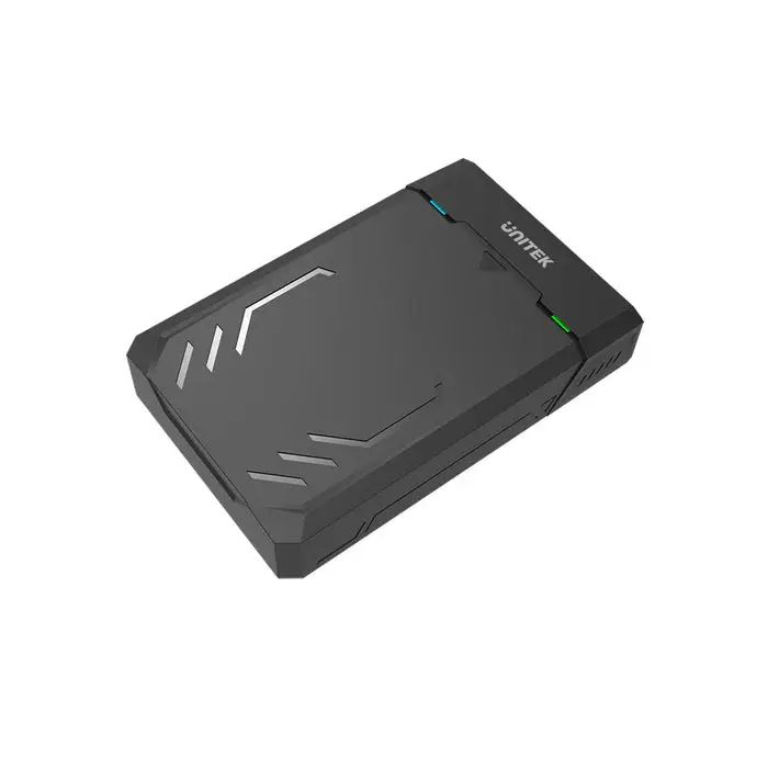 Y-3035, UNITEK USB3.1 to SATA6G 2.5”/3.5” Hard Disk Enclosure Box, Black