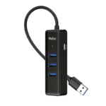 WF12 , NETAC, USB Adapter, Netac WF12 USB 3.0 Hub with RJ45.