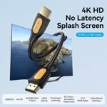 ALIBI VENTION HDMI-A Male to Male 4K HD Cable PVC Type 3M Black