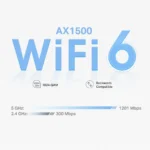 TP-LINK, Deco X10(1-pack), AX1500 Whole Home Mesh Wi-Fi 6 System