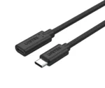 C14086BK,UNITEK Type-C 0.5M Full-Featured USB Male to Female Extension Cable,USB3.2 CM to C FM,with DATA 10Gbps/Display 4K/P