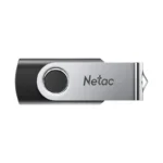 NETAC, U505, 16GB, USB2.0, ABS+Iron, Black+Silver