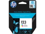 HP 123 Tri-color Ink Cartridge, F6V16AE.