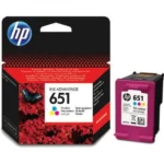 HP 651 Tri-color Ink Cartridge C2P11AE