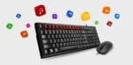 Genius, KM-100SE, AI Copilot Key, Keyboard + Mouse, Black