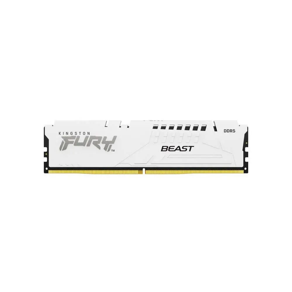 Kingston, Beast FURY, White, RAM DDR5 RGB 32GB 5600MHz DIMM.