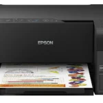 L3250, EPSON, Printer, Scan, Copy A4 Color Inkjet CIS Printer,, 5760x1440 dpi (C11CJ67412) WIFI Ink 103 , B,C,Y,M