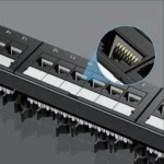 T003A, UNITEK, CAT6 24-Port RJ45 Patch Panel (UTP), 482mm x 97.5mm x 43mm