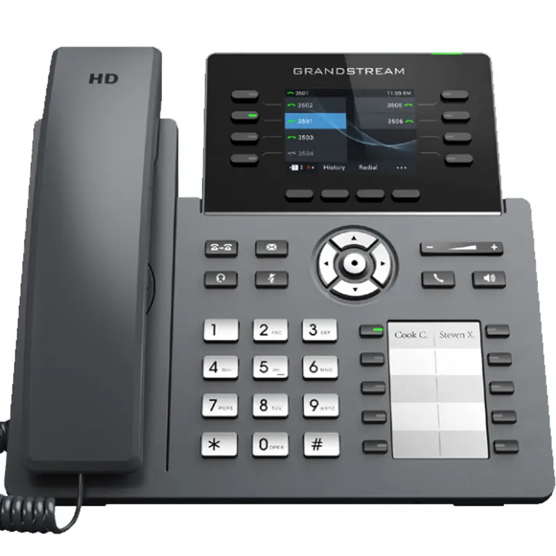 GRP2634 Grandstream GRP2634, Carrier-Grade IP Phones, 8 line keys, 4 SIP accounts, 32 VPK and 10 MPK