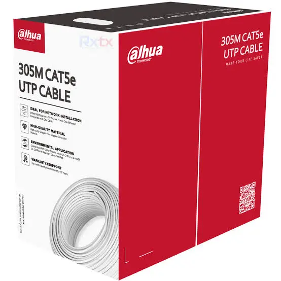 DH-PFM920I-6UN-C, DAHUA, NETWORK CABLE WITHOUT JOINT 305m 100% indoor.
