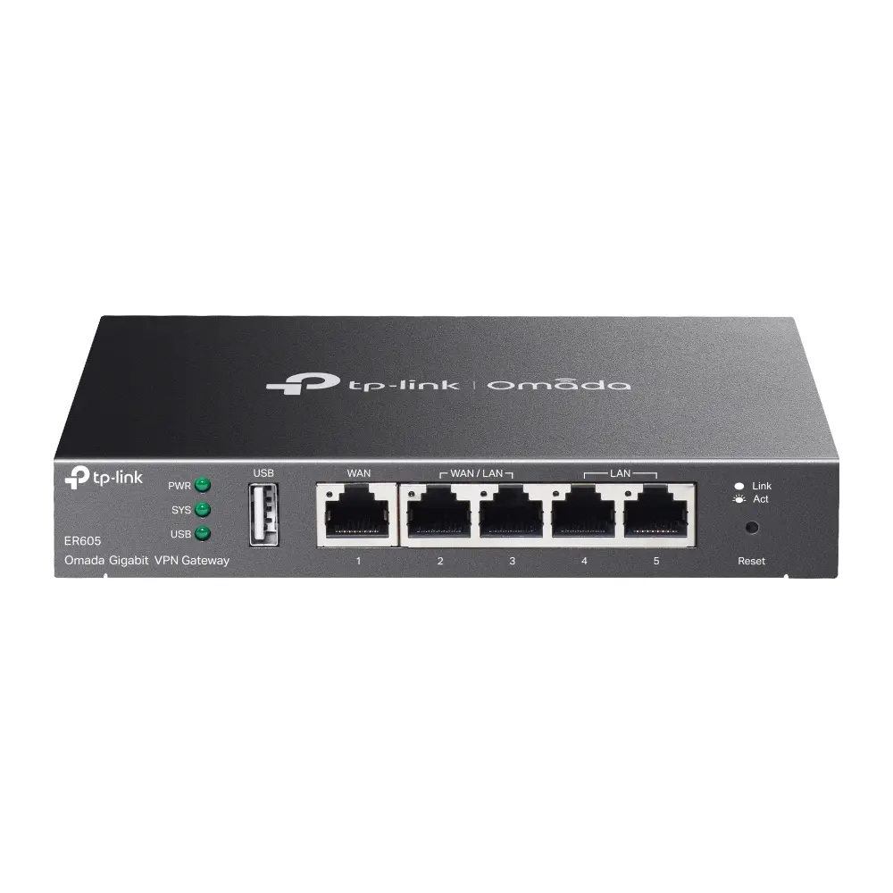 TP-Link, ER605, Omada Gigabit VPN Router