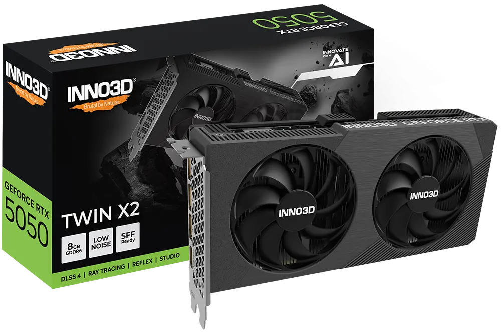 INNO3D GeForce RTX™ 5050 TWIN X2 8GB GDDR6