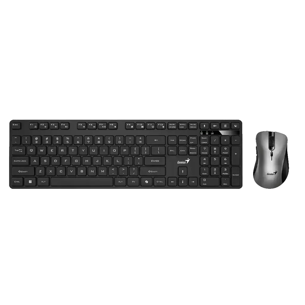 Genius, KM-8216S, Keyboard + Mouse (Combo) AI Copilot Key Black