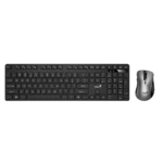 Genius, KM-8216S, Keyboard + Mouse (Combo) AI Copilot Key Black