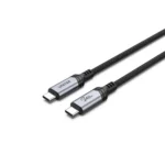 C14110GY-2M,UNITEK 2M, CM to CM Power Delivery 3.1 240W Charging Cable, Black