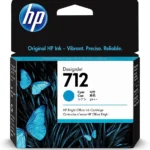 HP 712 Cyan Ink Cartridge 3ED67A