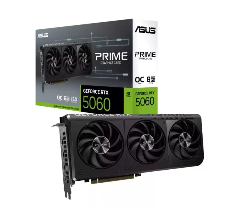 ASUS PRIME GeForce RTX™ 5060 8GB GDDR7 OC Edition