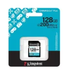 SDG4/128GB, KINGSTON, Memory Card, 128GB, Canvas Go! Plus SD, Up to 200/100MB/s read/write.