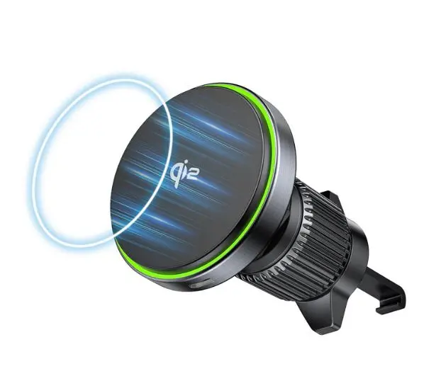 P1404ABK01 UNITEK Qi2 Magnetic Wireless Car Charger Mount with Cooling Fan P1404ABK01 UNITEK Qi2 Magnetic Wireless Car Charger Mount with Cooling Fan
