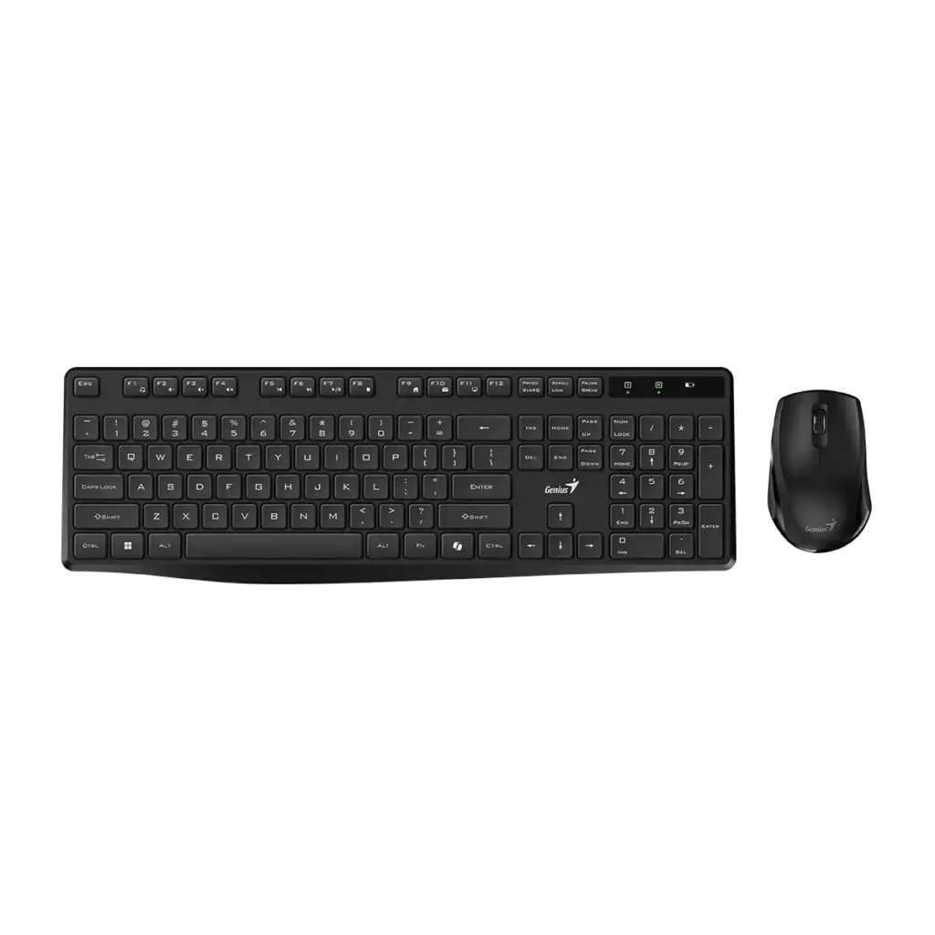 Genius, KM-8206S, AI Copilot Key, Keyboard + Mouse, Black