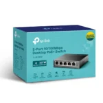 TP-Link, TL-SF1005P, 5-Port 10/100Mbps Desktop Switch with 4-Port PoE