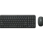 logitech, MK250 Compact, Keyboard + Mouse (Combo) Graphite