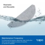 TP-Link, Tapo RVA301, Robot Vacuum Washable Mop Cloth (5 Pcs)