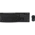 MK270, LOGITECH, Keyboard, Wireless Combo, BLACK.