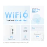TP-LINK, Deco X10(1-pack), AX1500 Whole Home Mesh Wi-Fi 6 System