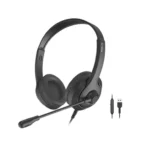 A4tech FH100U USB Stereo Headset With Mic Stone Black
