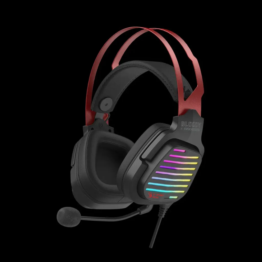 G560, A4TECH, Headphone, Bloody G560 RGB Flow Backlight Headset 7.1 Virtual USB Gun Grey 65l.