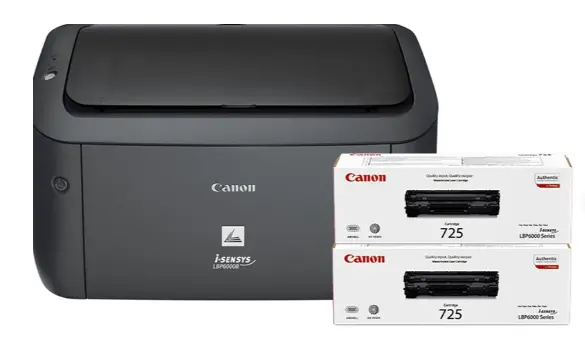 Canon i-SENSYS LBP6030B Printer A4 + დამატებითი 2 კარტრიჯი