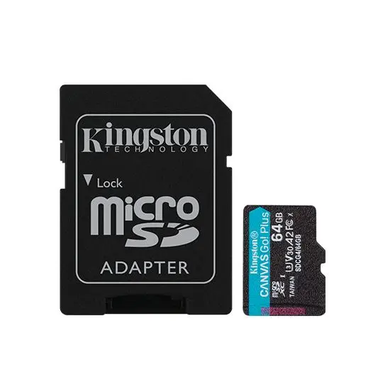 Kingston,SDCG4, 64GB, Canvas Go Plus Memory Card Kingston,SDCG4, 64GB, Canvas Go Plus Memory Card