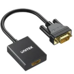 V1112ABK01, UNITEK, VGA to HDMI Adapter with Audio & Power Port