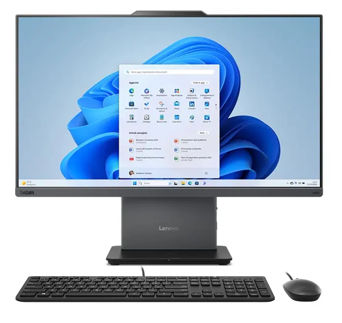 ThinkCentre neo 50a 24 Ge 12SC000RRU , Lenovo, AIO PC, 23.8" FHD IPS, i5-13420H 1x16GB DDR5 512GB Black.