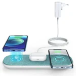 Choetech T569-S 30W Triple 3 In 1 Qi-Certified Fast Wireless Charger With 48W Adapter