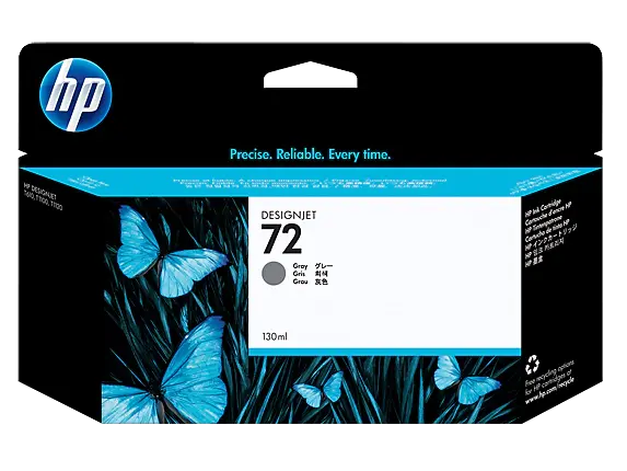 HP 72, Gray DesignJet Ink Cartridge C9374A