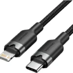 LALBH, VENTION, USB 2.0 Type-C Male to Lightning Male 3A Cable Aluminum Alloy Type 2M.