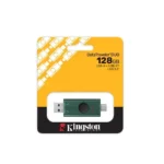 DTDEG2/128GB, KINGSTON, Flash Memory, USB 3.2 Gen 1, USB-A and USB-C connectors.