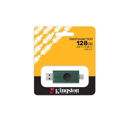 DTDEG2/128GB, KINGSTON, Flash Memory, USB 3.2 Gen 1, USB-A and USB-C connectors. DTDEG2/128GB, KINGSTON, Flash Memory, USB 3.2 Gen 1, USB-A and USB-C connectors.