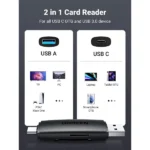 CM304 (80191), UGREEN, Card Reader, USB-C / USB 3.0 CARD READER.