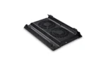 N8 BLACK, DEEPCOOL, Cooler, 17", on/off, 4 port usn HUB, 1000rpm, 140mm Fan x 2, 25.1 db, 94.7 CFM, 380x55x278, aluminum.