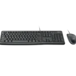 logitech, MK120, Keyboard + Mouse Black