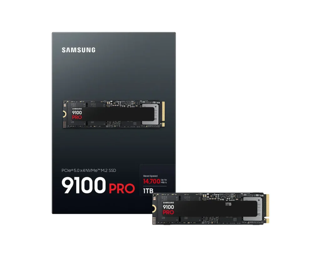 SAMSUNG, 9100 PRO NVMe™ M.2 SSD 1TB, M2 SSD, 2280, PCIe® 5.0