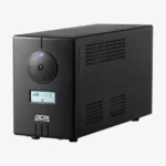 POWERCOM, Inverter, INF-800AP, 800VA/480W, Offline/Standby, 2xSchuko, 208-240VAC, 12V65Ah, USB, Simulated Sinewave, Tower, Black.